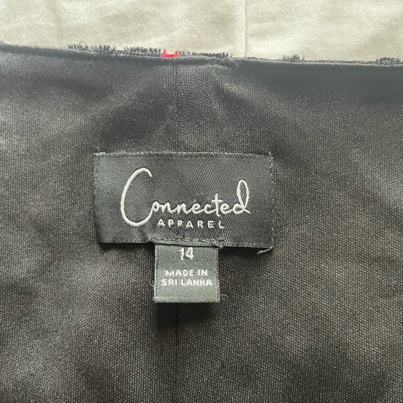 Connected Apparel Velvet Floral Bell Sleeve Mini Dress 14 Whimsigoth Witchy Boho - Picture 6 of 9